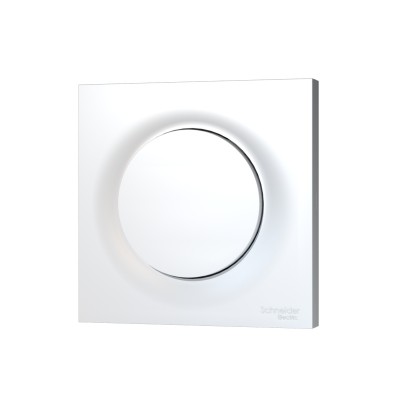 Bloc interrupteur simple EnOcean Bluetooth® Low Energy blanc complet  compatible ODACE® 1 touche